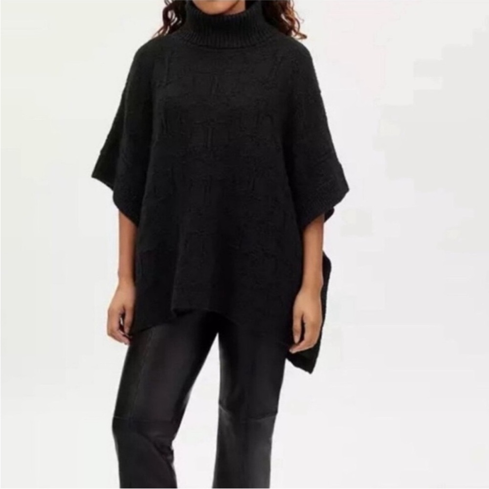 Coach Black Turtleneck Sweater Classic Style - Picture 14 of 16